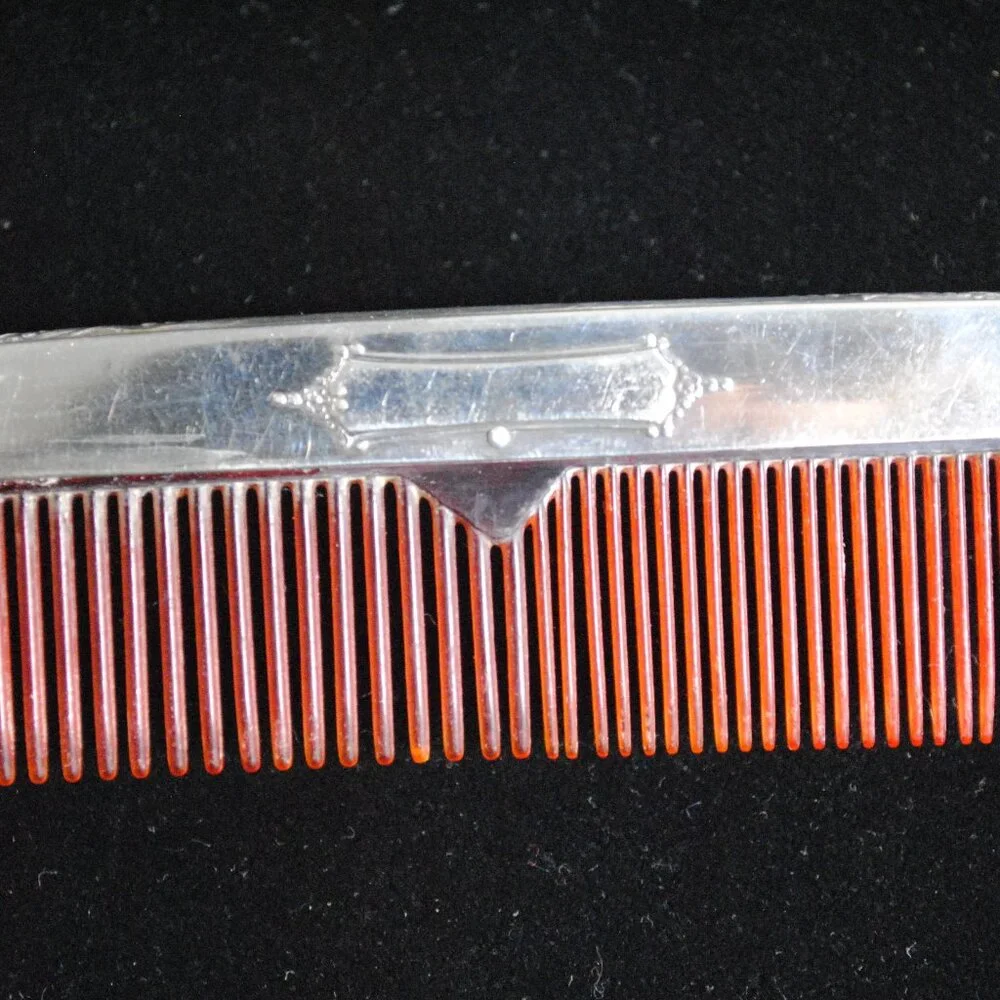 Antique Webster Sterling Silver Comb